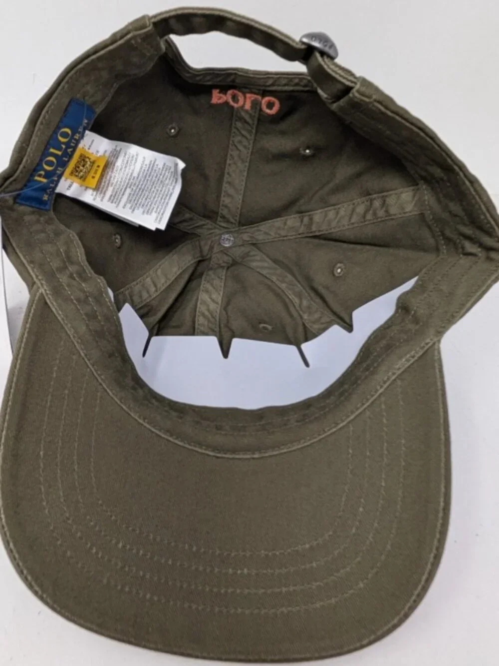 Polo Ralph Lauren Hat Cap Green Strap Back Adjustable Pony Baseball One Size Men